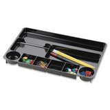 Officemate Drawer Organizer,Black,1 1/8" H 26032