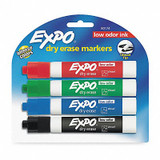 Expo Dry Erase Marker Set,Chisel,PK4 80174