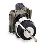 Schneider Electric SelectSwtch,Key,Non-Illum,2Pos,22mm,Blk XB4BG41