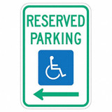 Lyle Reserved Parking Parking Sign,18" x 12" FD01L