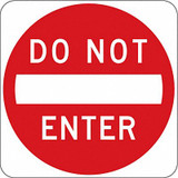 Lyle Do Not Enter Traffic Sign,24" x 24" R5-1-24DA
