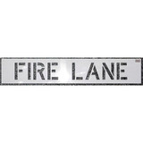 C.H. Hanson Stencil,Fire Lane,4 x 3 In. 70030