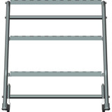 Ballymore Rolling Ladder,Steel,28-1/2 In.H 326X