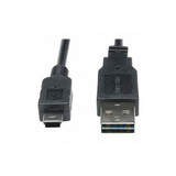 Tripp Lite Reversible USB Cable,Black,3 ft. UR030-003