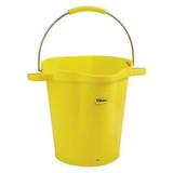 Vikan Hygienic Bucket,5 1/4 gal,Yellow 56926