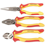 Wiha Plier Set,Insulated,3 Pcs 32981