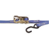 Kinedyne Tie Down Strap,S-Hook,Blue 711587PKGRA