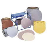 Norton Abrasives PSA Sanding Disc Roll,6 in Dia,P320 G 66261131473