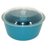 Raytech Vibratory Tumbler Bowl and Lid, 8In Dia. 23-005