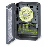 Intermatic Electromechanical Timer,24 hr,Gray,Metal T171