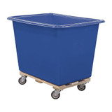 Royal Basket Trucks Cube Truck,HDPE,Blue,20.0 cu. ft. G16-BLX-PTA-4UNN