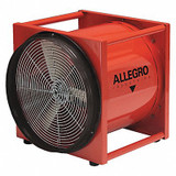 Allegro Industries Confined Space Fan,Orange,18" W 9516