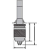 Albrecht Drill Chuck,Keyless,1/2in Max. Cap.,R8 73040
