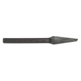 Mayhew Chisel,3/8in. Tip,7-1/4in. L,Half Round 10504