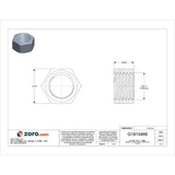Manufacturer Varies Std,Stl,Blk,5/8"-11,.94x35/64",Grd8,25PK N04120.062.0001