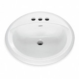 American Standard AS,Sink,DShape,15inx12-1/8inx5-3/4in 0491019.020