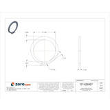 Manufacturer Varies Heavy Retain Ring,Ext,Dia 2 In,PK5 SHR-200ST PA