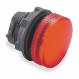 Schneider Electric Pilot Light Head,Red,22mm,Incandescent ZB5AV04