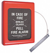 Safety Technology International Fire Alarm Break Glass Cover,6.5 x 9 In STI-4100