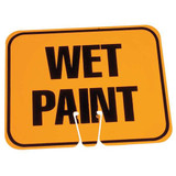 Sim Supply Traffic Cone Sign,Org/Black,Wet Paint  03-550-WP