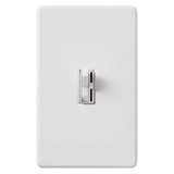 Lutron Lighting Dimmer,1-Pole,Toggle,White AY-10PH-WH