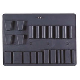 Platt Storage Case Set,Black,EVA-460,17 1/4 in C PALLET