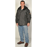 Viking Breathable Rain Jacket,Black,3XL 3910JB-XXXL