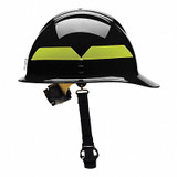 Bullard Fire Helmet,Black,Thermoplastic FCBKR