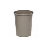 Rubbermaid Commercial Trash Can,Round,11 gal.,Gray FG294700GRAY