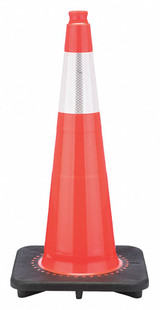 Sim Supply Traffic Cone,7 lb.,Orange Cone Color  RS70032SR3M6