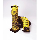 Allegro Industries Blower Ducting,25 ft.,Black-Yellow 9500-25
