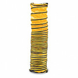 Allegro Industries Ventilation Duct,15 ft.,Black/Yellow 9650-15