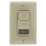 Hubbell Wiring Device-Kellems Motion Snsr,PIR/Usonic,120-277V AC,Ivory AD2000I1