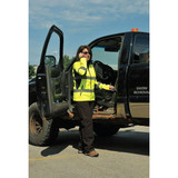 Utility Pro Ladies Jacket,Hi-Vis,Lrg,Blk-Ylw UHV668-L