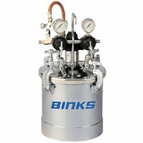 Binks Pressure Tank,2.8 Gal 83C-221