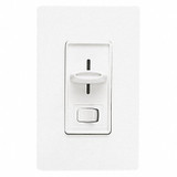 Lutron Lighting Dimmer,Slide,Decora,300W,White CTELV-303P-WH