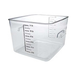 Rubbermaid Commercial Food Storage Container,11.31 in L,Clear FG631200CLR