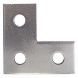 Calbrite Corner Plates,SS,Overall L 3 1/2in S600003BF0
