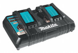 Makita Battery Charger,Ni-MH; Li-Ion,2 Ports  DC18RD