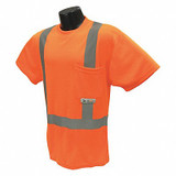 Radians T-Shirt,Unisex,L,22 in.,Orange ST11-2POS-L