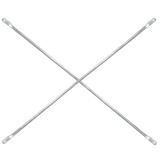 Metaltech Scaffold Crossbrace,84inLx2inWx48inH M-MC4884