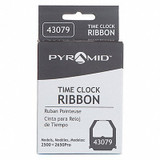 Pyramid Time Clock Ribbon,Black/Red 43079