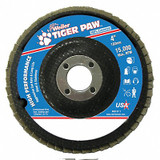 Weiler Fiber Disc,4 in Dia,5/8in Arbor,60 Grit 98825