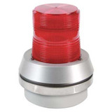 Edwards Signaling Flashing Light with Horn,120VAC,Red Lens 51R-N5-40W