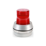 Edwards Signaling Flashing Light with Horn,120VAC,Red Lens 51R-N5-40W