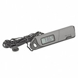 Bell In/Out Thermometer/Clock,Slimline,Silver  28001-8