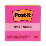 Post-it® Notes PAD,4"X4",CAPE TOWN,5,AST 6755LAN