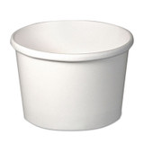 SOLO® CONTAINER,PPR,FOOD,8OZ,WH HS4085-2050