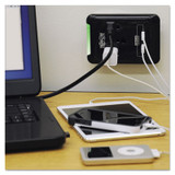 SURGE,3OUTLET,2USB,BK