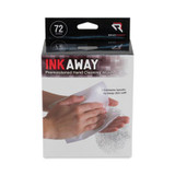 Read Right® Ink Away Hand Cleaning Pads, Cloth, 5 x 7, White, 72/Pack RR1302